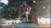 Surfer In The Park