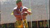 Coconut Opening Demonstration